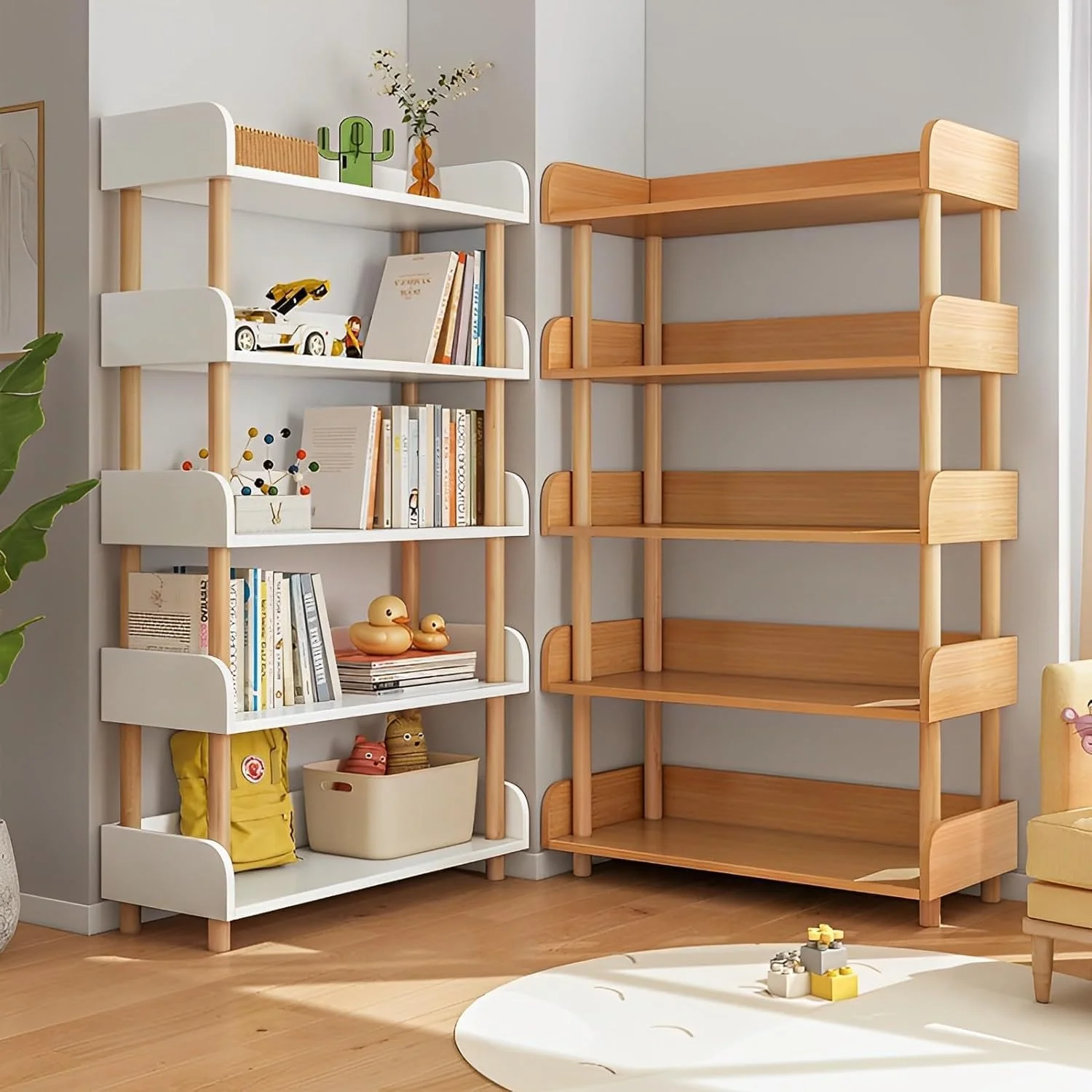 قفسه کتاب 5 طبقه باز U-HOOME - قفسه کتاب مستقل، قفسه کتاب، قفسه چوبی، استند نمایش قفسه های ذخیره سازی چوبی با لبه بالایی و قاب چوبی جامد برای اتاق نشیمن، دفتر کار خانگی، کابینت ذخیره سازی (بژ) قفسه کتاب 5 طبقه باز U-HOOME - قفسه کتاب مستقل، قفسه کتاب، قفسه چوبی، استند نمایش قفسه های ذخیره سازی چوبی با لبه بالایی و قاب چوبی جامد برای اتاق نشیمن، دفتر کار خانگی، کابینت ذخیره سازی (بژ)