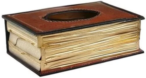 جعبه دستمال کاغذی چوبی طرح کتاب عتیقه برای حمام / جا دستمال کاغذی فانتزی جعبه دستمال کاغذی چوبی طرح کتاب عتیقه برای حمام / جا دستمال کاغذی فانتزی