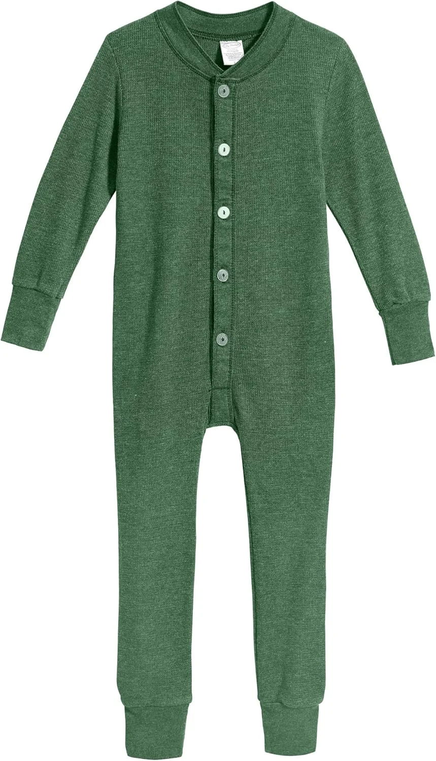 لباس زیر حرارتی یکسره پسرانه و دخترانه City Threads مدل Long John، تولید آمریکا