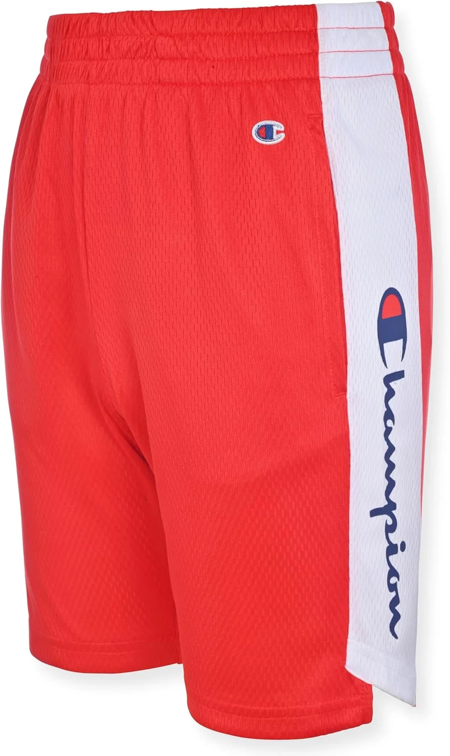 شورت ورزشی پسرانه Champion مدل Heritage Script Mesh، بسته 2 عددی، شورت بسکتبال برای کودکان شورت ورزشی پسرانه Champion مدل Heritage Script Mesh، بسته 2 عددی، شورت بسکتبال برای کودکان