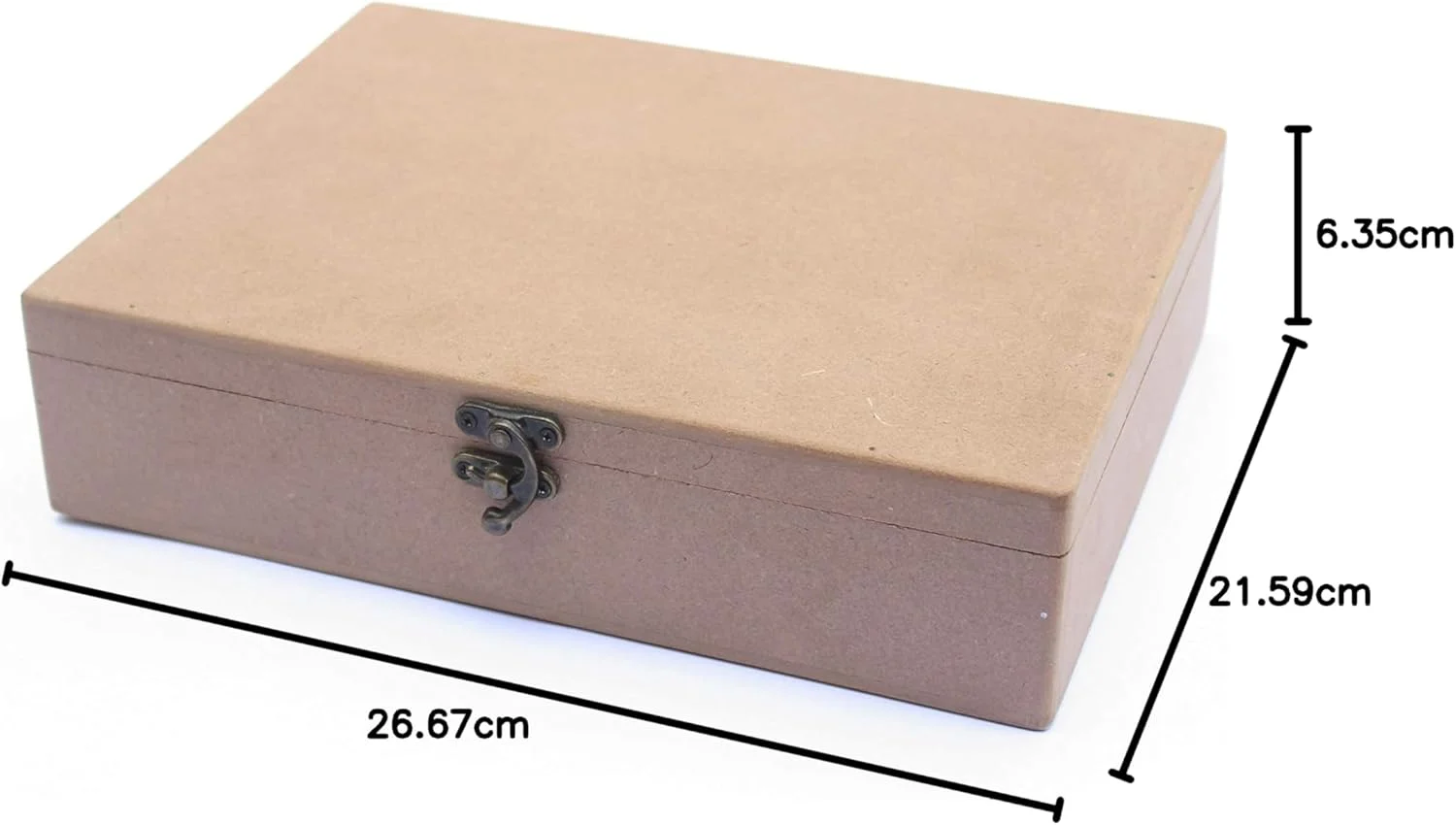 جعبه MDF خام IVEI برای کاردستی - جعبه مستطیلی چوبی MDF ساده برای نقاشی، کاردستی با ورق چوبی، دکوپاژ، کارهای هنری رزینی و تزئینات (ابعاد جعبه - 10.5 اینچ در 8.5 اینچ در 2.5 اینچ) جعبه MDF خام IVEI برای کاردستی - جعبه مستطیلی چوبی MDF ساده برای نقاشی، کاردستی با ورق چوبی، دکوپاژ، کارهای هنری رزینی و تزئینات (ابعاد جعبه - 10.5 اینچ در 8.5 اینچ در 2.5 اینچ)
