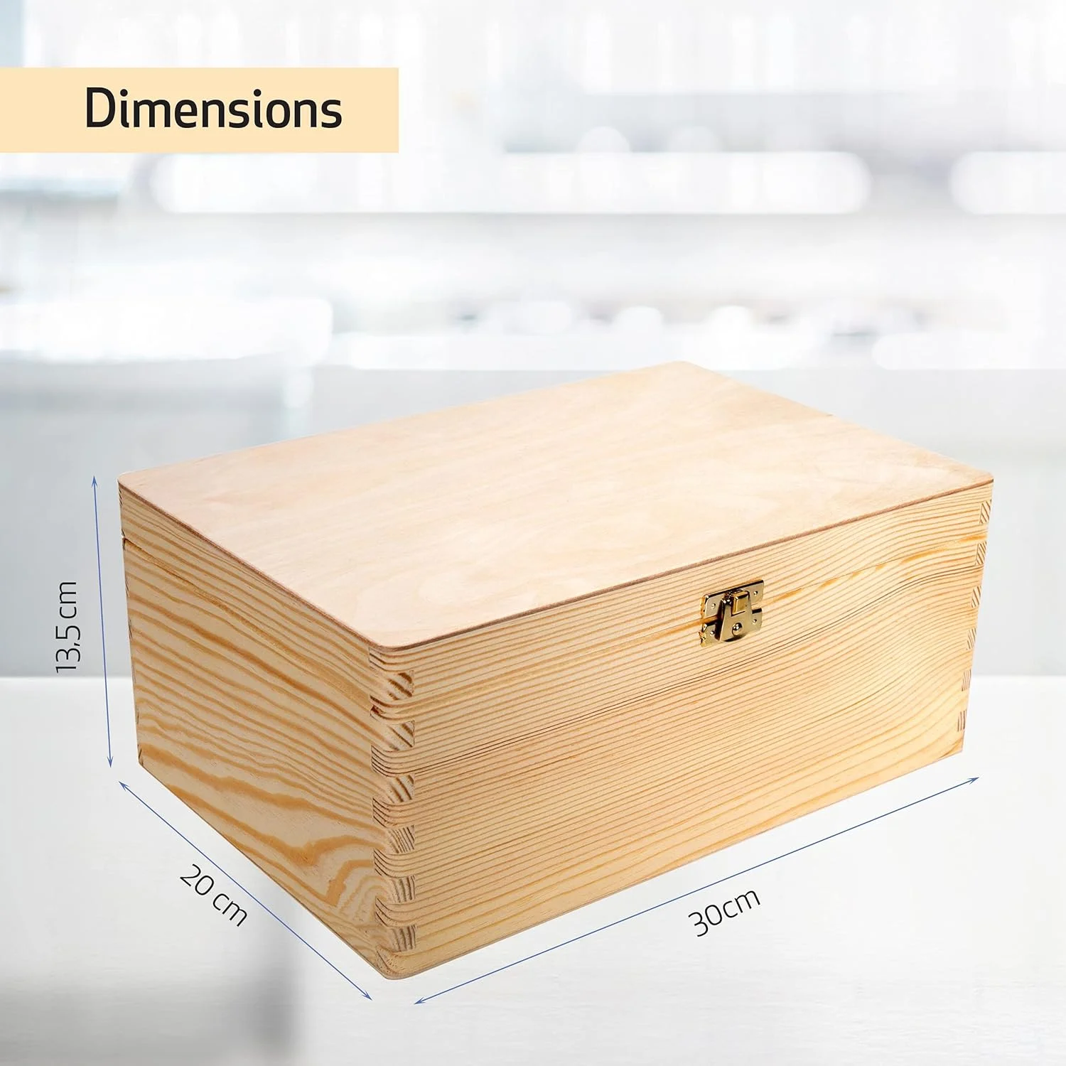 جعبه چوبی درب دار - جعبه نگهداری و تزئینی چوبی طبیعی 30x20x13.5 سانتی متر - جعبه یادگاری، صنایع دستی و هدیه جعبه چوبی درب دار - جعبه نگهداری و تزئینی چوبی طبیعی 30x20x13.5 سانتی متر - جعبه یادگاری، صنایع دستی و هدیه
