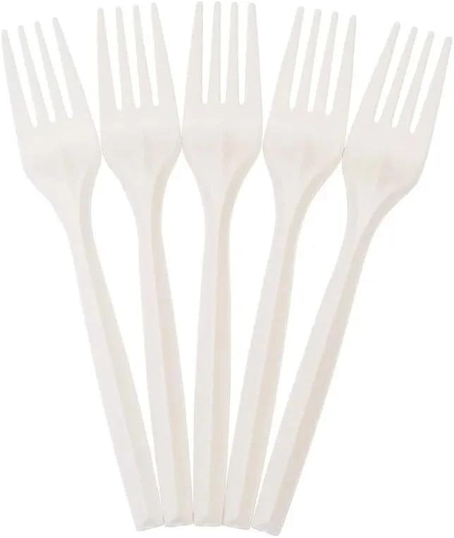 چنگال یکبار مصرف 100% سازگار با محیط زیست THE PRO TN، چنگال های یکبار مصرف مبتنی بر نشاسته ذرت، 50 عدد لوازم غذاخوری یکبار مصرف بزرگ (6.7 اینچ)، بادوام و مقاوم در برابر حرارت، جایگزین چنگال های پلاستیکی، لوازم مهمانی چنگال یکبار مصرف 100% سازگار با محیط زیست THE PRO TN، چنگال های یکبار مصرف مبتنی بر نشاسته ذرت، 50 عدد لوازم غذاخوری یکبار مصرف بزرگ (6.7 اینچ)، بادوام و مقاوم در برابر حرارت، جایگزین چنگال های پلاستیکی، لوازم مهمانی