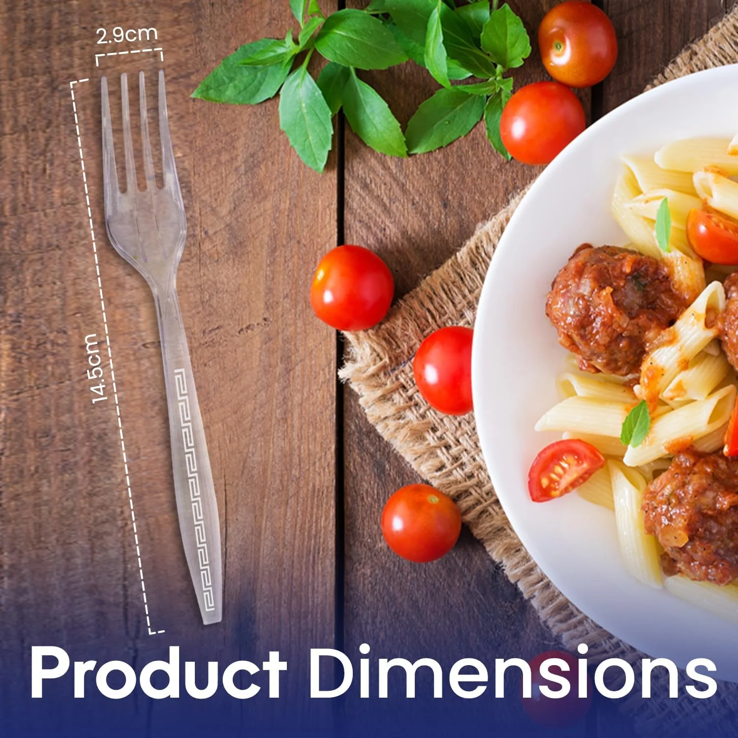 SNH بسته بندی 50 عددی چنگال پلاستیکی شفاف - چنگال یکبار مصرف سنگین وزن، کارد و چنگال شفاف سنگین - ظروف پلاستیکی - ایده آل برای مهمانی ها و رستوران ها SNH بسته بندی 50 عددی چنگال پلاستیکی شفاف - چنگال یکبار مصرف سنگین وزن، کارد و چنگال شفاف سنگین - ظروف پلاستیکی - ایده آل برای مهمانی ها و رستوران ها