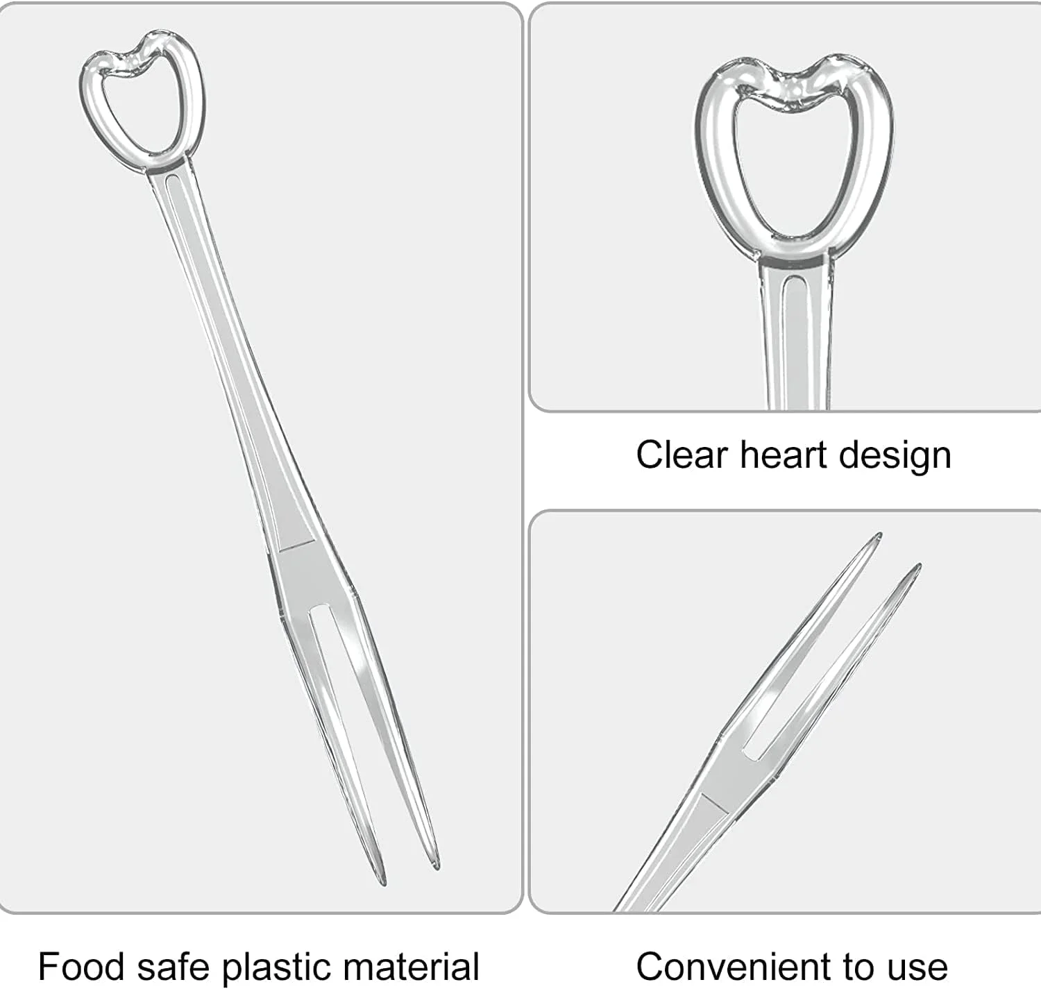 گودرن 500 عدد چنگال میوه پلاستیکی یکبار مصرف، چنگال های کوچک کیک یکبار مصرف چنگال های پیش غذا چنگال های کوچک دسر چوب های غذا، سیخ های دو شاخه خلال دندان های نوک تیز برای مهمانی و زندگی روزمره گودرن 500 عدد چنگال میوه پلاستیکی یکبار مصرف، چنگال های کوچک کیک یکبار مصرف چنگال های پیش غذا چنگال های کوچک دسر چوب های غذا، سیخ های دو شاخه خلال دندان های نوک تیز برای مهمانی و زندگی روزمره