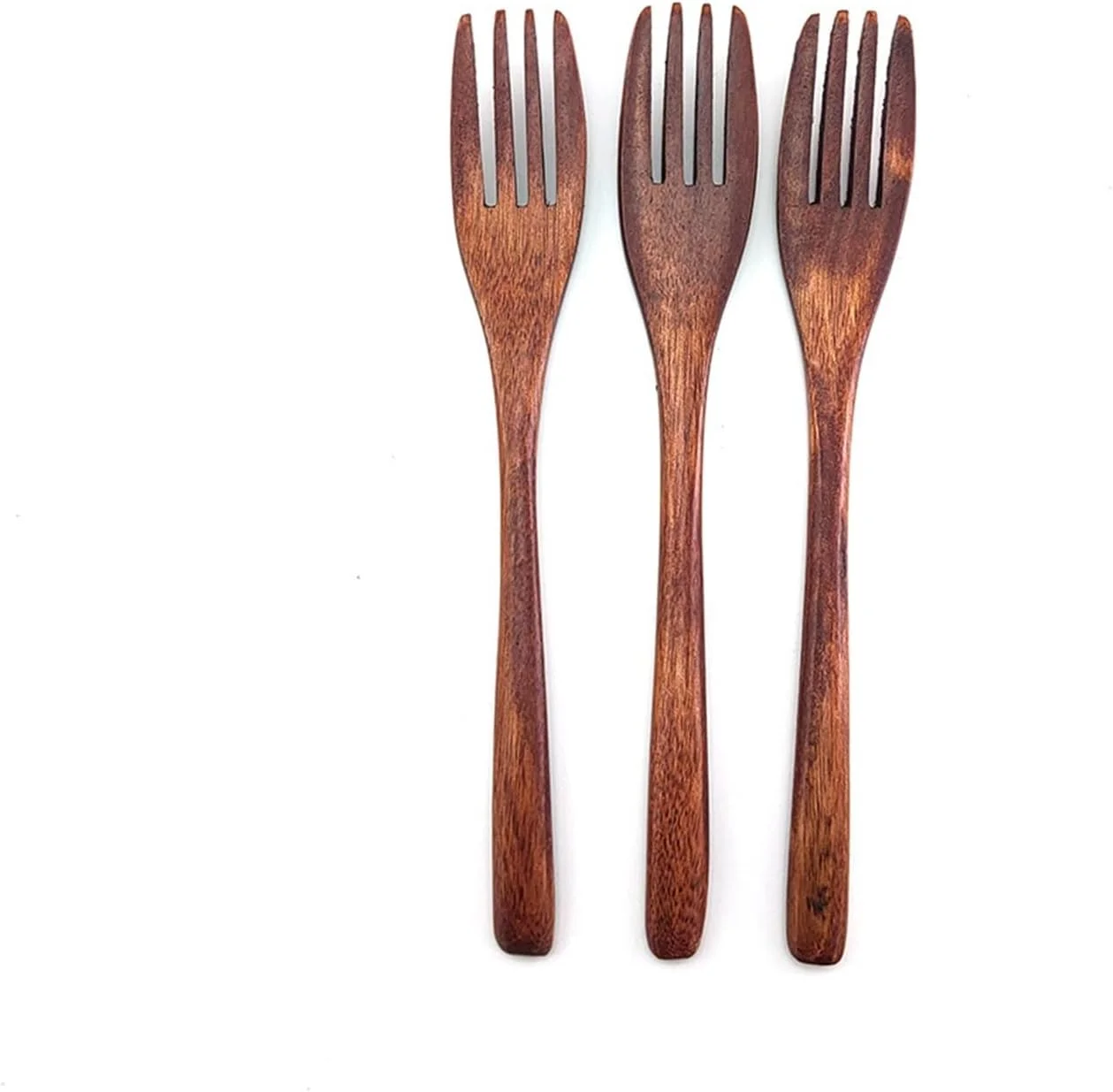 چنگال HFNGNGG چنگال چوبی طبیعی کارد و چنگال ظروف غذاخوری چنگال سالاد میوه دسر دست ساز خلاقانه چنگال HFNGNGG چنگال چوبی طبیعی کارد و چنگال ظروف غذاخوری چنگال سالاد میوه دسر دست ساز خلاقانه