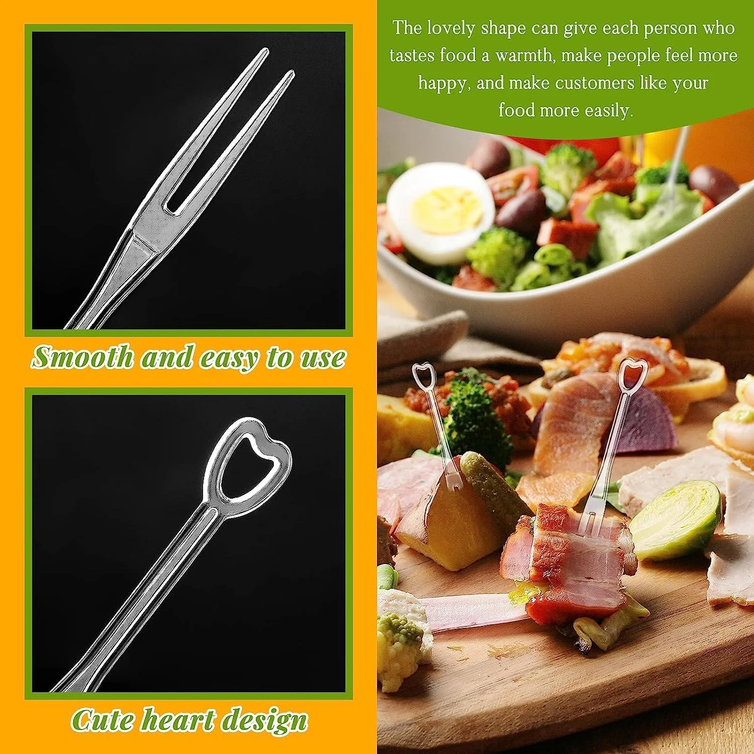 گودرن 500 عدد چنگال میوه پلاستیکی یکبار مصرف، چنگال های کوچک کیک یکبار مصرف چنگال های پیش غذا چنگال های کوچک دسر چوب های غذا، سیخ های دو شاخه خلال دندان های نوک تیز برای مهمانی و زندگی روزمره گودرن 500 عدد چنگال میوه پلاستیکی یکبار مصرف، چنگال های کوچک کیک یکبار مصرف چنگال های پیش غذا چنگال های کوچک دسر چوب های غذا، سیخ های دو شاخه خلال دندان های نوک تیز برای مهمانی و زندگی روزمره