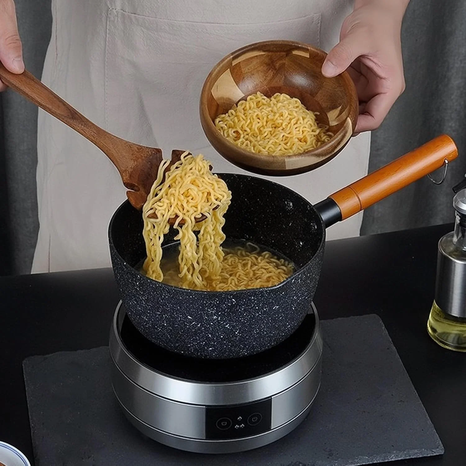 قاشق پاستا دندانه دار، قاشق چوبی برای پخت و پز، قاشق اسپاگتی چوبی از چوب اقاقیا، چنگال پاستا، اسکوپ نودل، سرو کننده اسپاگتی چوبی با دندانه های پرداخت شده قاشق پاستا دندانه دار، قاشق چوبی برای پخت و پز، قاشق اسپاگتی چوبی از چوب اقاقیا، چنگال پاستا، اسکوپ نودل، سرو کننده اسپاگتی چوبی با دندانه های پرداخت شده