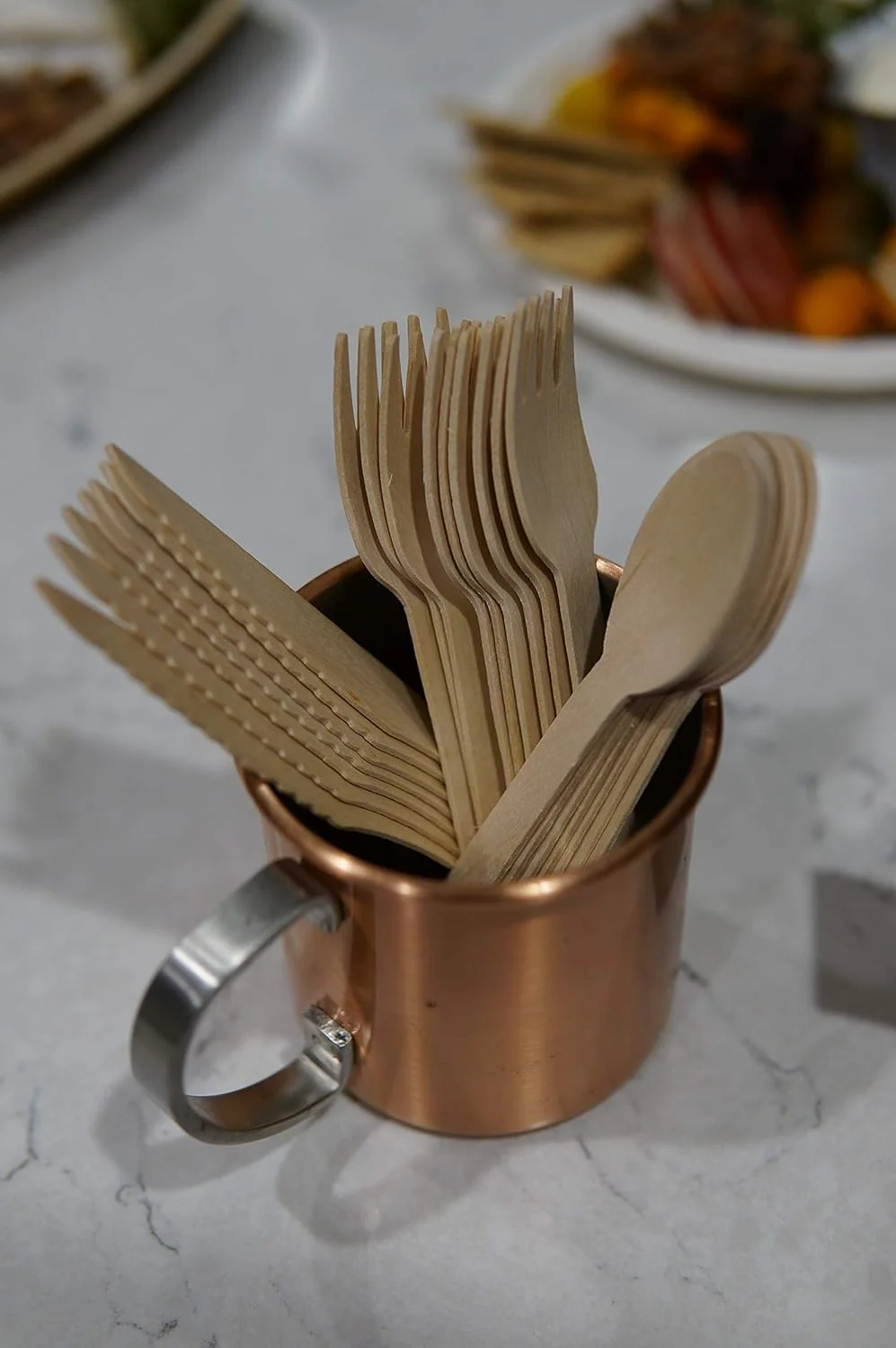 چنگال چوبی Susty Party Supplies SPWFRK-100CT (بسته 100 عددی)، چوب چنگال چوبی Susty Party Supplies SPWFRK-100CT (بسته 100 عددی)، چوب