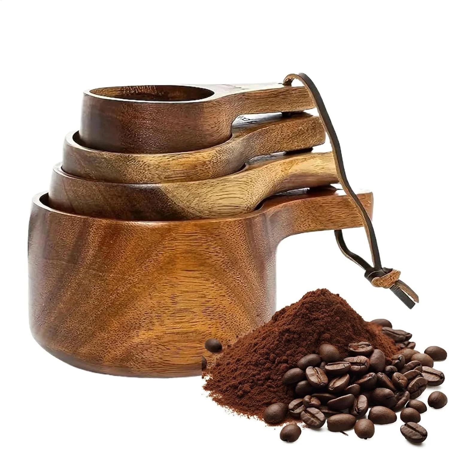 چارچوب های سیکوپ Wood | فوندان کافی، عسل، مالح، مواد تازه اندازه گیری