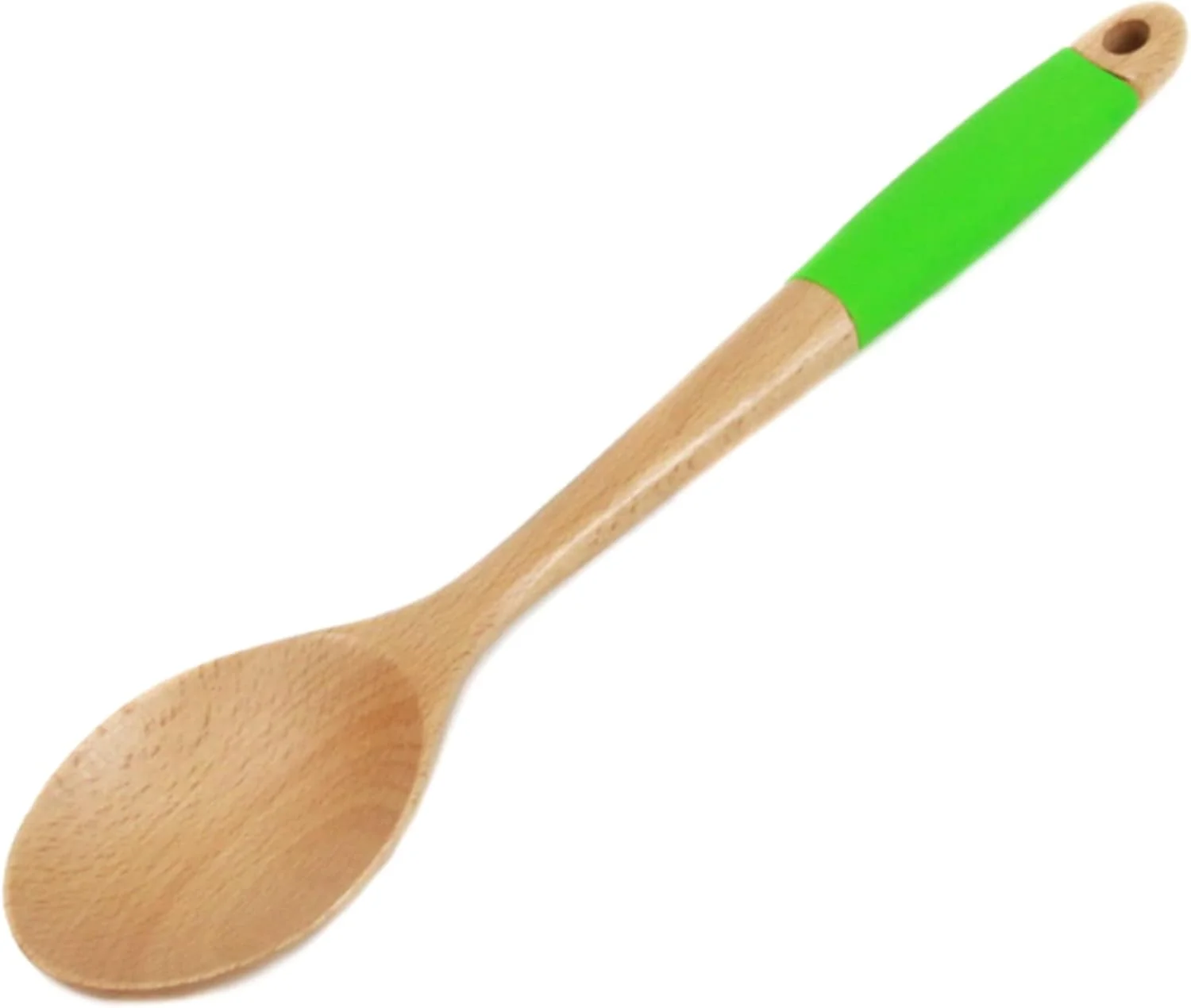 ست قاشق چوبی دسته سیلیکونی Chef Craft 42101، چوب، رنگین کمانی ست قاشق چوبی دسته سیلیکونی Chef Craft 42101، چوب، رنگین کمانی
