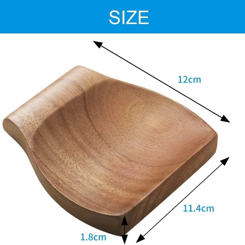 جا قاشقی چوبی آنجو برای روی کابینت آشپزخانه، 12×11 سانتی متر، نگهدارنده قاشق چوبی آکاسیا طبیعی برای اجاق گاز یا روی کابینت، ایده آل برای قرار دادن لوازم آشپزی، ملاقه، قاشق های پخت و پز، کفگیر، انبر و موارد دیگر