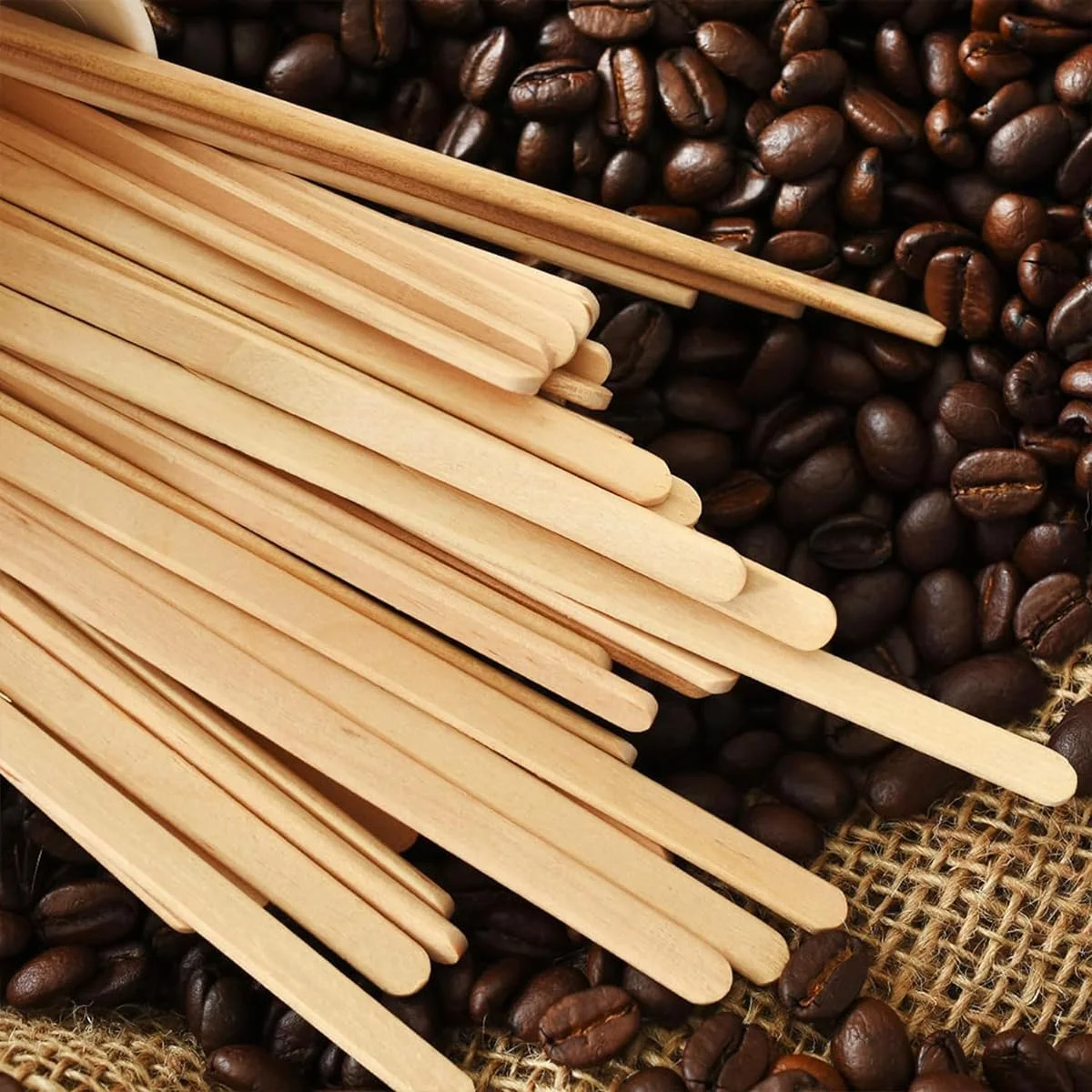همزن چوبی قهوه ECVV، 400 عدد چوب همزن یکبار مصرف برای قهوه و کوکتل، میکسر نوشیدنی چوبی با انتهای صاف، چوب همزن نوشیدنی همزن چوبی قهوه ECVV، 400 عدد چوب همزن یکبار مصرف برای قهوه و کوکتل، میکسر نوشیدنی چوبی با انتهای صاف، چوب همزن نوشیدنی