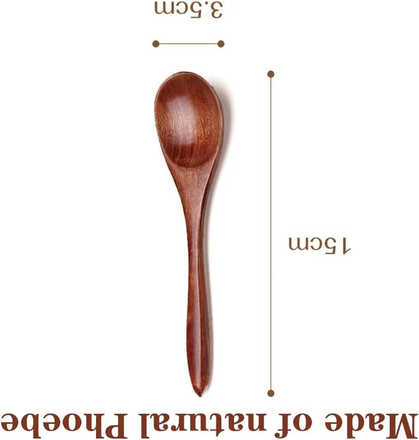 قاشق چای خوری چوبی کوچک X Spring، ست 6 عددی قاشق چاشنی دست ساز، قاشق عسل چوبی جامد برای پخت و پز، قهوه، چای، ادویه جات ترشی جات، مربا - 15 سانتی متر در 3.5 سانتی متر قاشق چای خوری چوبی کوچک X Spring، ست 6 عددی قاشق چاشنی دست ساز، قاشق عسل چوبی جامد برای پخت و پز، قهوه، چای، ادویه جات ترشی جات، مربا - 15 سانتی متر در 3.5 سانتی متر