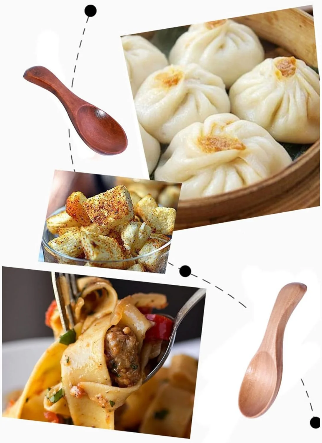 قاشق چوبی کوچک POSICHE، بسته 10 عددی، 8.5x3.6 سانتی متر، لوازم آشپزخانه چند منظوره برای ادویه جات، چای، سوپ، بستنی، دسر، ظروف غذاخوری کودکان، قاشق های دسته کوتاه چوبی طبیعی برای قهوه، مربا، چاشنی ها قاشق چوبی کوچک POSICHE، بسته 10 عددی، 8.5x3.6 سانتی متر، لوازم آشپزخانه چند منظوره برای ادویه جات، چای، سوپ، بستنی، دسر، ظروف غذاخوری کودکان، قاشق های دسته کوتاه چوبی طبیعی برای قهوه، مربا، چاشنی ها