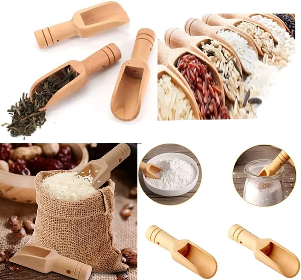 10 عدد قاشق چوبی کوچک، قاشق کوچک برای نمک حمام، پودر لباسشویی، پیمانه چوبی ادویه چای آب نبات 10 عدد قاشق چوبی کوچک، قاشق کوچک برای نمک حمام، پودر لباسشویی، پیمانه چوبی ادویه چای آب نبات