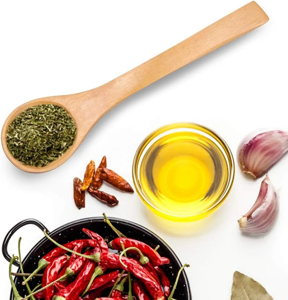گاتوتاپ 30 عدد قاشق چوبی برای پخت و پز، قابل شستشو در ماشین ظرفشویی، قاشق های کوچک طبیعی برای کودکان، ابزار آشپزخانه، چاشنی، بستنی، شکر، قاشق چای خوری عسل (4.9 اینچ) گاتوتاپ 30 عدد قاشق چوبی برای پخت و پز، قابل شستشو در ماشین ظرفشویی، قاشق های کوچک طبیعی برای کودکان، ابزار آشپزخانه، چاشنی، بستنی، شکر، قاشق چای خوری عسل (4.9 اینچ)