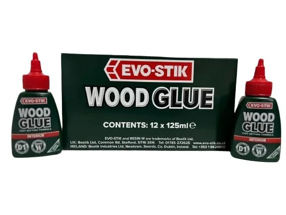 چسب چوب EVO-STIK - مخصوص فضای داخلی، فوق العاده قوی، گیرایش سریع، مناسب برای انواع چوب، خشک شدن شفاف، 125 میلی لیتر چسب چوب EVO-STIK - مخصوص فضای داخلی، فوق العاده قوی، گیرایش سریع، مناسب برای انواع چوب، خشک شدن شفاف، 125 میلی لیتر