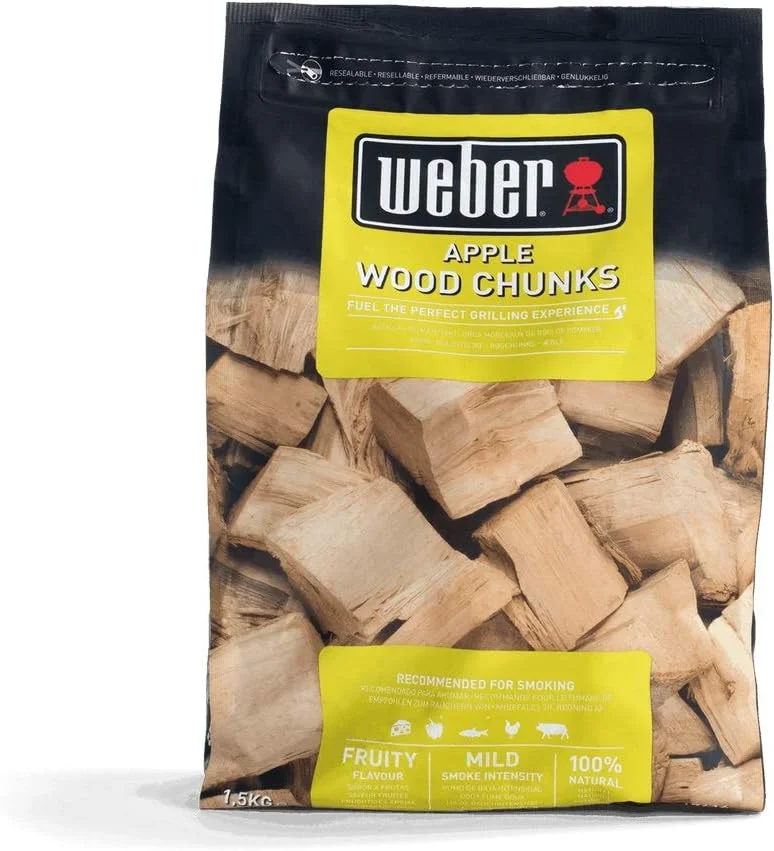 تکه های چوب سیب Weber، قهوه ای، 0.35x0.22x0.12 تکه های چوب سیب Weber، قهوه ای، 0.35x0.22x0.12
