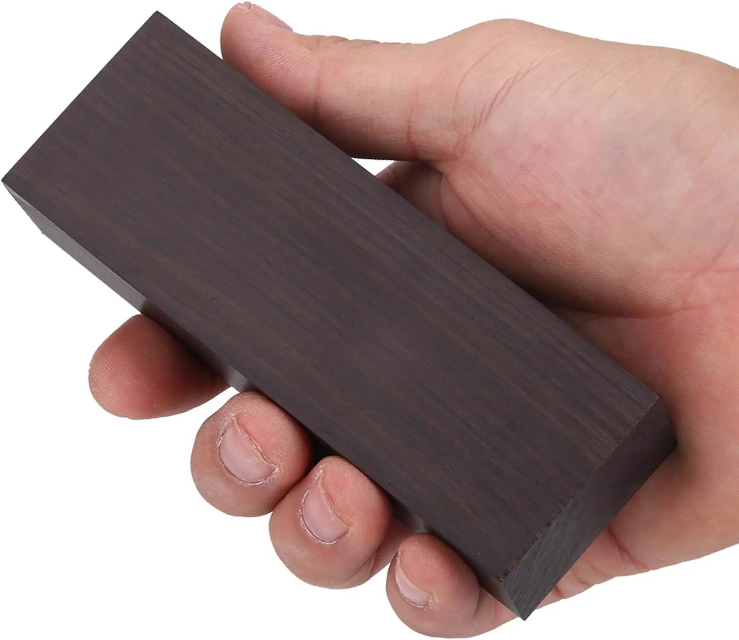 دو قطعه چوب آبنوس سیاه 12X4X2.5 سانتی متر، چوب الوار اصلی برای آلات موسیقی، ابزار، قطعات چرخش چوب، مواد DIY، چوب سخت