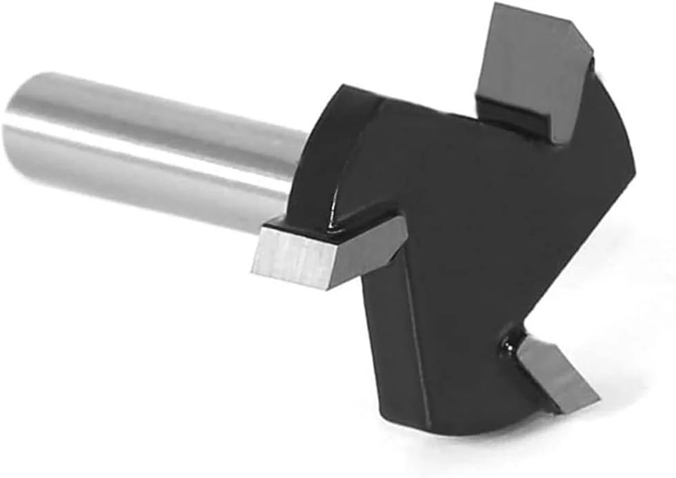 تیغ فرز CNC فولاد تندبر ELECDON مدل T شکل برای نجاری، شفت 6 میلی‌متری، ابزار رنده و اره سوراخ‌بر