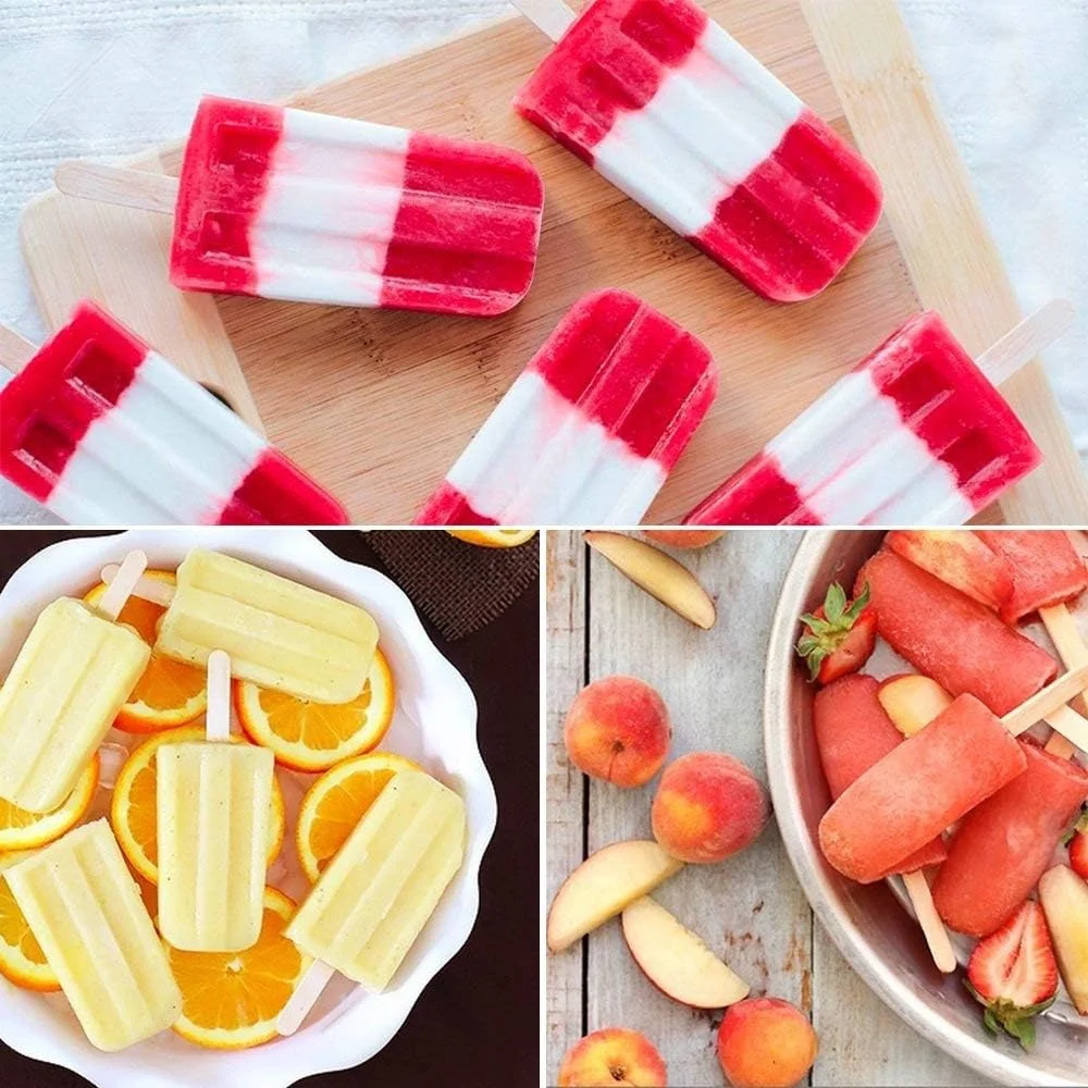 الکدون 400 عدد چوب بستنی چوبی، چوب صنایع دستی چوبی طبیعی، طول 4.5 اینچ، چوب های پذیرایی، چوب بستنی یخی برای صنایع دستی DIY