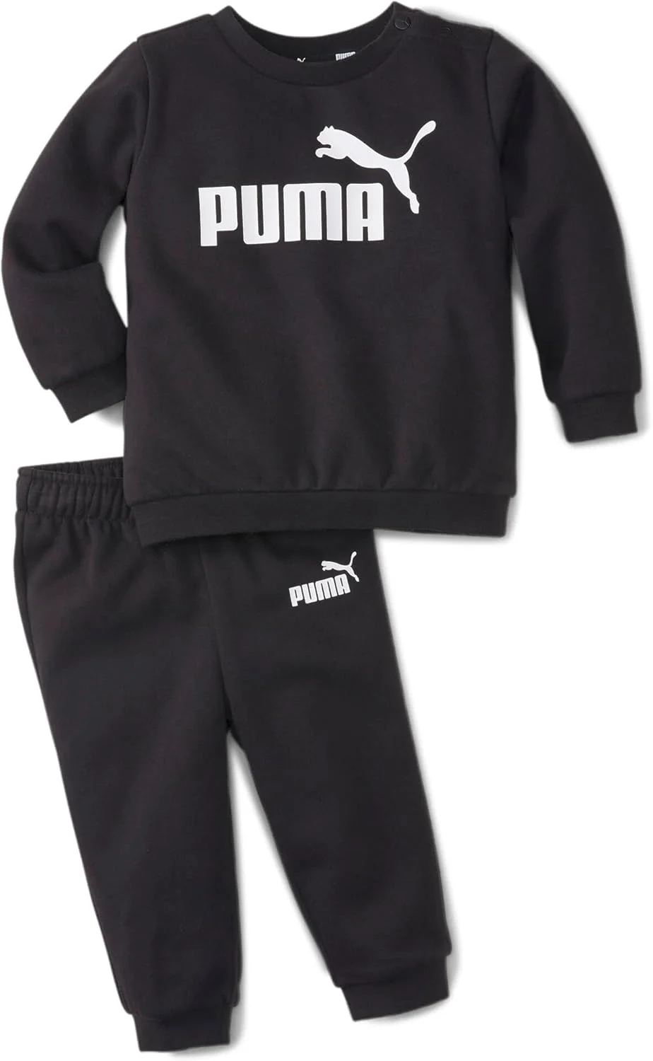 ست لباس ورزشی نوزادی پوما مدل Minicats Ess Crew Jogger Fl