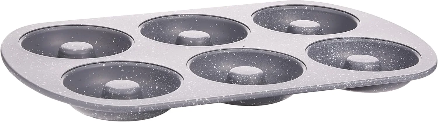 قالب دونات رویال فورد مدل RF9905 با 6 حفره - قالب شیرینی پزی قابل استفاده مجدد | مناسب مایکروویو و فریزر، مناسب برای دونات های کوچک، کلوچه، رزین آرت و غیره