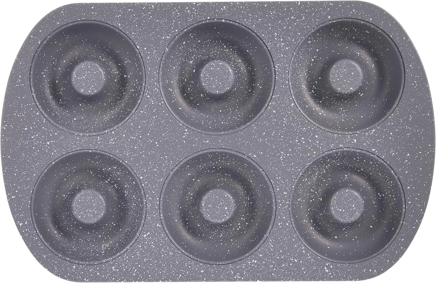 قالب دونات رویال فورد مدل RF9905 با 6 حفره - قالب شیرینی پزی قابل استفاده مجدد | مناسب مایکروویو و فریزر، مناسب برای دونات های کوچک، کلوچه، رزین آرت و غیره