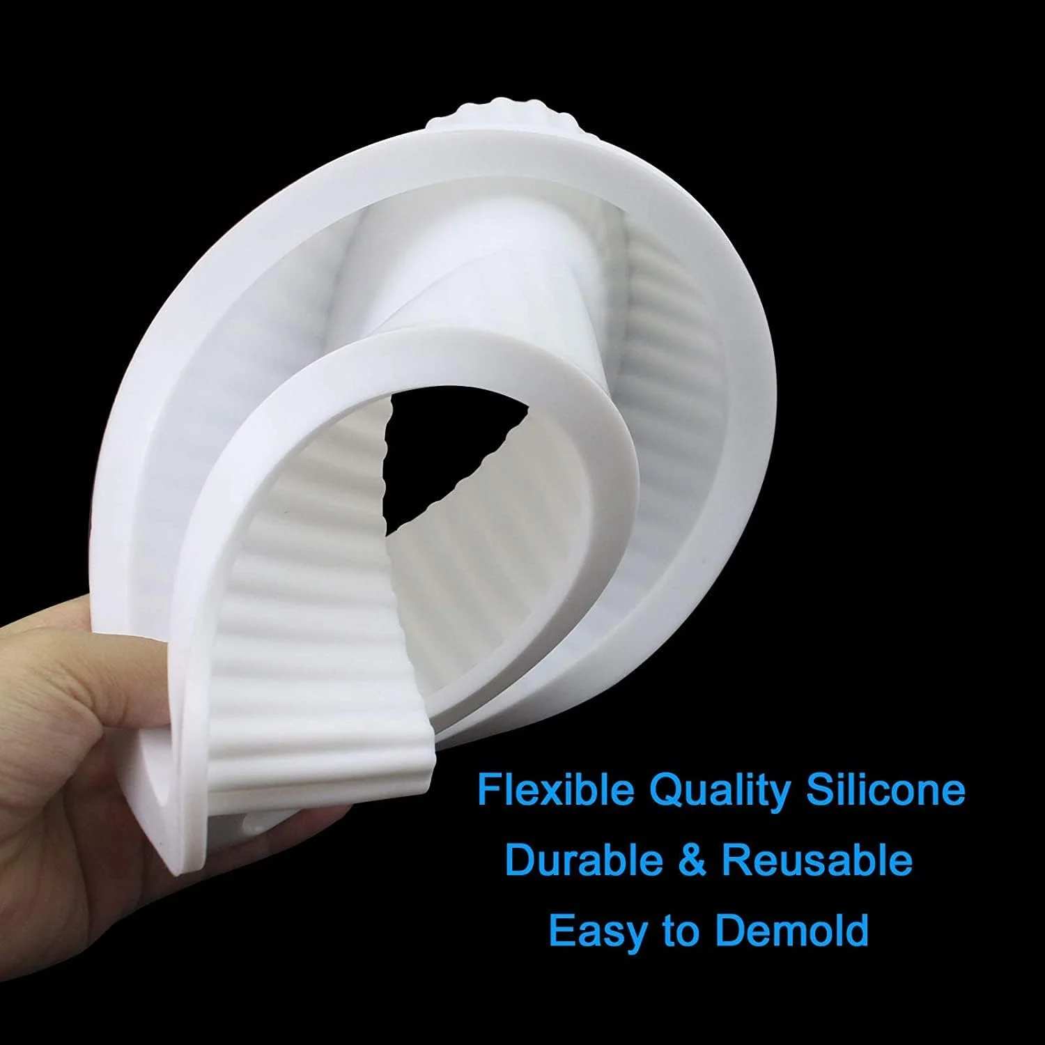 قالب سیلیکونی کیک طرح ماه سه بعدی، قالب موس کیک، قالب پیتزا و نان