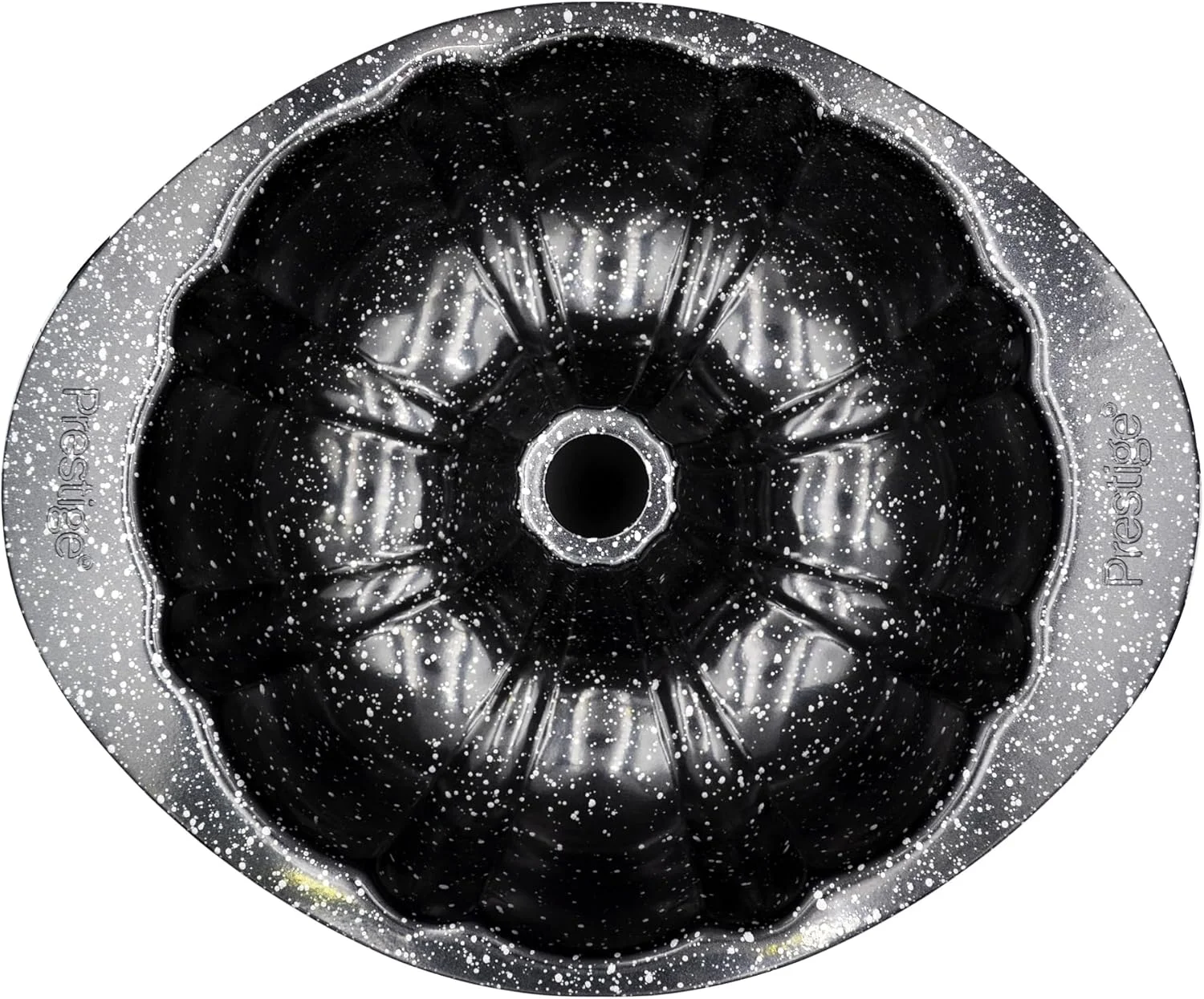 قالب لوله ای شیاردار گرانیتی پرستیژ 26 سانتی متر | قالب پخت فولادی کربنی سنگین | مشکی - PR48761