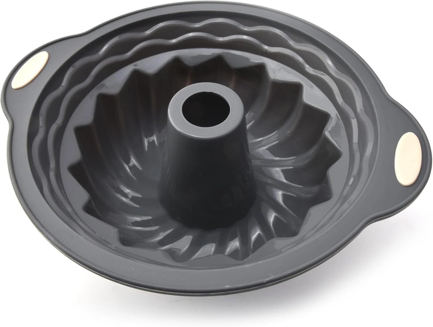 قالب کیک سیلیکونی گرد طرح ارکیده ILB، قالب نچسب با فریم فولادی تقویت شده، قالب پخت مقاوم در برابر حرارت برای کیک و دسر، بادوام و تمیز کردن آسان