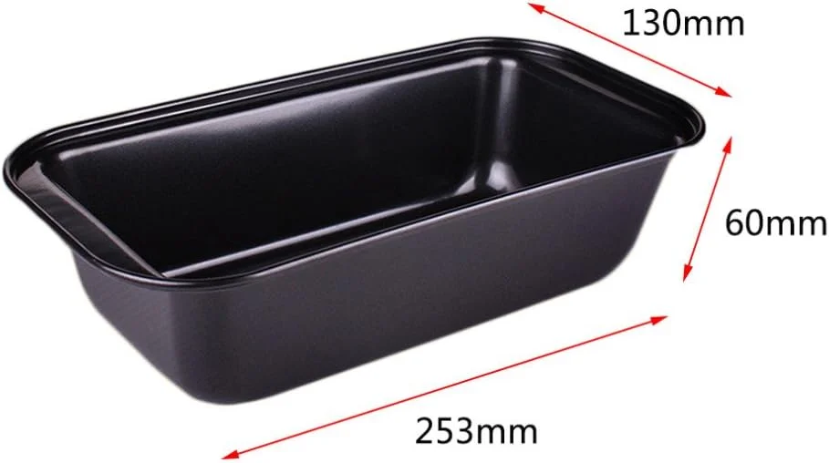 قالب نان تست SHOWAY از جنس فولاد کربنی نچسب - قالب پخت نان مستطیلی کیک ابزار کیک پزی آشپزخانه