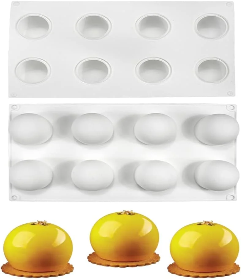 قالب سیلیکونی سه بعدی Mostsom طرح کره، قالب پخت برای کیک موس، فوندانت، شیرینی شکلاتی، صابون و بستنی (توپ گرد I) قالب سیلیکونی سه بعدی Mostsom طرح کره، قالب پخت برای کیک موس، فوندانت، شیرینی شکلاتی، صابون و بستنی (توپ گرد I)