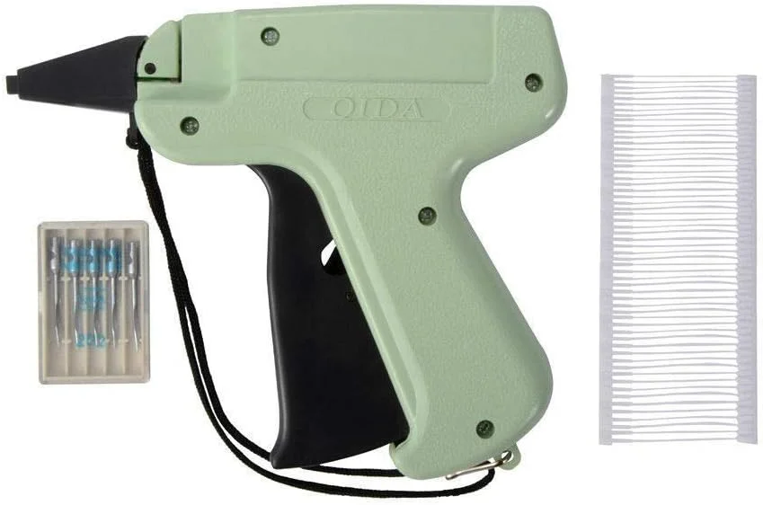 برچسب زن قیمت استاندارد / برچسب / دستگاه برچسب لباس با 5 سوزن استیل ضد زنگ + 1000 خار کیمبل 55 میلی متری برای فروشگاه پوشاک / خانواده / فروشگاه ها / انبارها