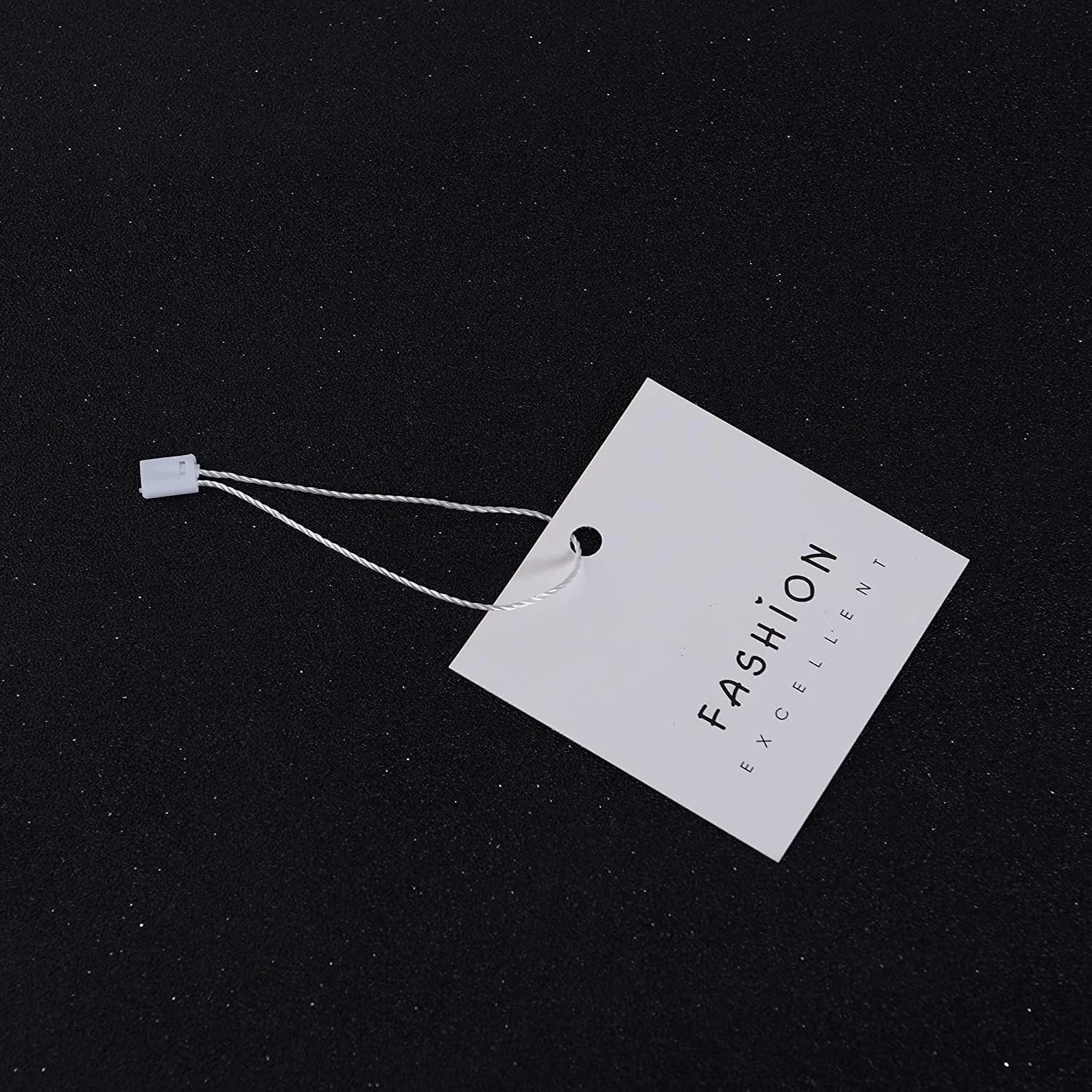 بند آویز برچسب Wawasia، 1000 عدد قفل پین حلقه بست قلاب کراوات برای برچسب قیمت، لباس، کیسه های هدیه، آسان و سریع برای اتصال، 7 اینچ (سفید)