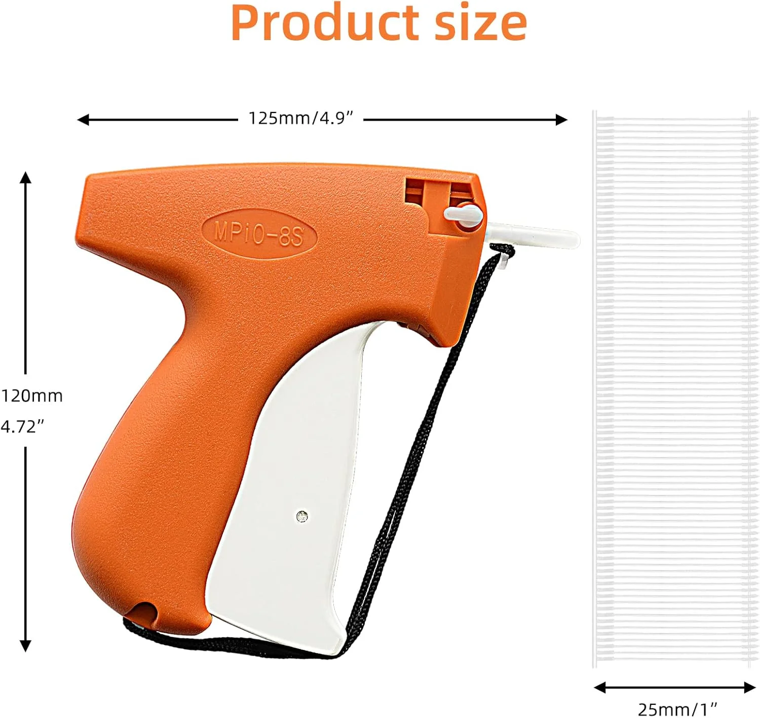 ست تفنگ برچسب زن لباس Fifchall شامل 1606 قطعه، تفنگ برچسب قیمت لباس، تفنگ اتصال برچسب لباس با 6 سوزن فولادی و 1600 بست 1 اینچی برای کاربردهای برچسب زنی ظریف (نه مینی استیچ) ست تفنگ برچسب زن لباس Fifchall شامل 1606 قطعه، تفنگ برچسب قیمت لباس، تفنگ اتصال برچسب لباس با 6 سوزن فولادی و 1600 بست 1 اینچی برای کاربردهای برچسب زنی ظریف (نه مینی استیچ)