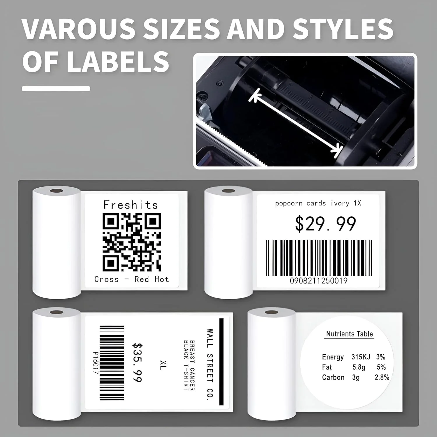 دستگاه چاپ لیبل بارکد BORTONY مدل M110، پرینتر حرارتی قابل حمل برای کسب و کارهای کوچک، آدرس، بارکد، لوگو لباس، ارسال پستی، چاپگر استیکر برای تلفن و کامپیوتر - مشکی دستگاه چاپ لیبل بارکد BORTONY مدل M110، پرینتر حرارتی قابل حمل برای کسب و کارهای کوچک، آدرس، بارکد، لوگو لباس، ارسال پستی، چاپگر استیکر برای تلفن و کامپیوتر - مشکی