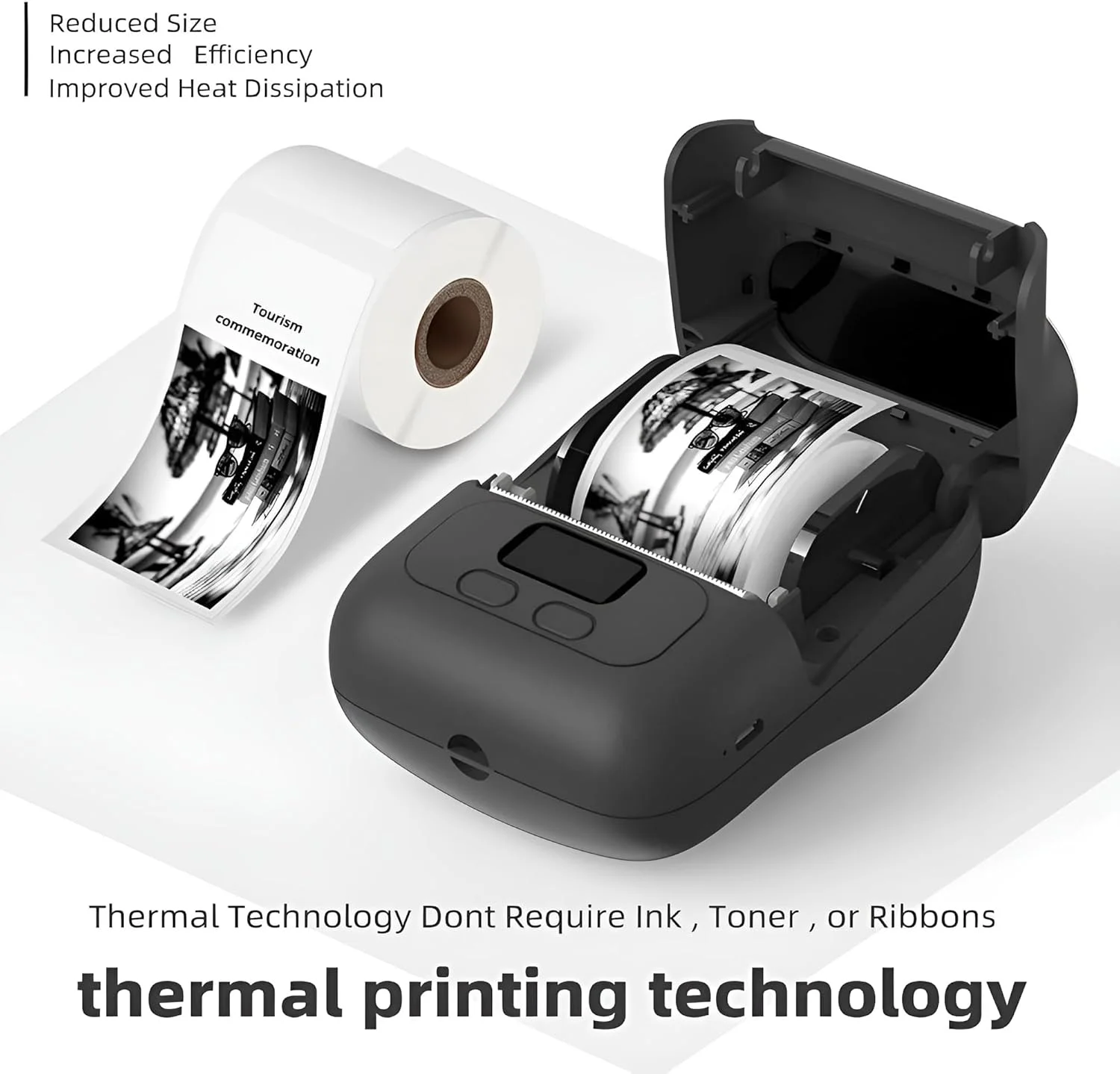 دستگاه چاپ لیبل بارکد BORTONY مدل M110، پرینتر حرارتی قابل حمل برای کسب و کارهای کوچک، آدرس، بارکد، لوگو لباس، ارسال پستی، چاپگر استیکر برای تلفن و کامپیوتر - مشکی دستگاه چاپ لیبل بارکد BORTONY مدل M110، پرینتر حرارتی قابل حمل برای کسب و کارهای کوچک، آدرس، بارکد، لوگو لباس، ارسال پستی، چاپگر استیکر برای تلفن و کامپیوتر - مشکی