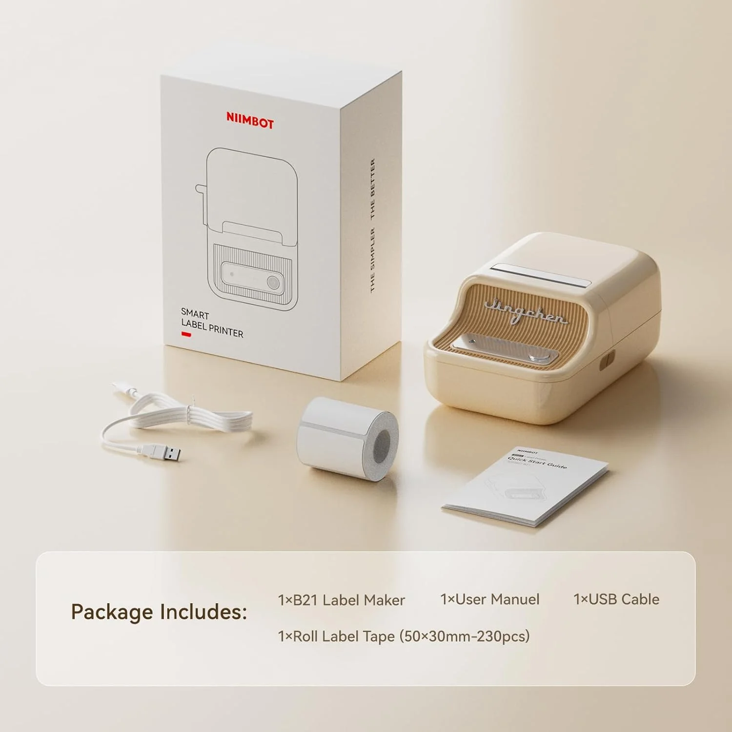 دستگاه چاپ لیبل ارتقا یافته NIIMBOT B21 Pro، 300DPI، اپلیکیشن سرگرم کننده، لیبل ضد آب، پرینتر لیبل قابل حمل، پرینتر استیکر بلوتوثی برای سازماندهی، قیمت، لوگو، اسکرپ بوک، سفید دستگاه چاپ لیبل ارتقا یافته NIIMBOT B21 Pro، 300DPI، اپلیکیشن سرگرم کننده، لیبل ضد آب، پرینتر لیبل قابل حمل، پرینتر استیکر بلوتوثی برای سازماندهی، قیمت، لوگو، اسکرپ بوک، سفید