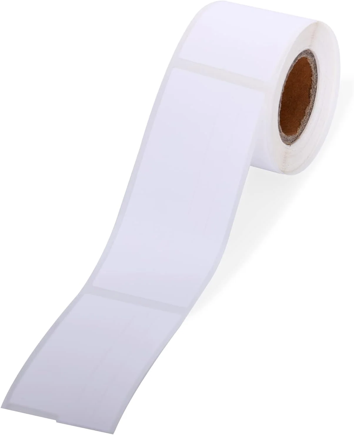 برچسب جواهرات، کاغذ استیکر حرارتی، خود چسب، ضد آب، ضد روغن، مقاوم در برابر پارگی، نوار برچسب برای دستگاه چاپگر حرارتی سری DP23، 30x25mm+45mm 100 عدد