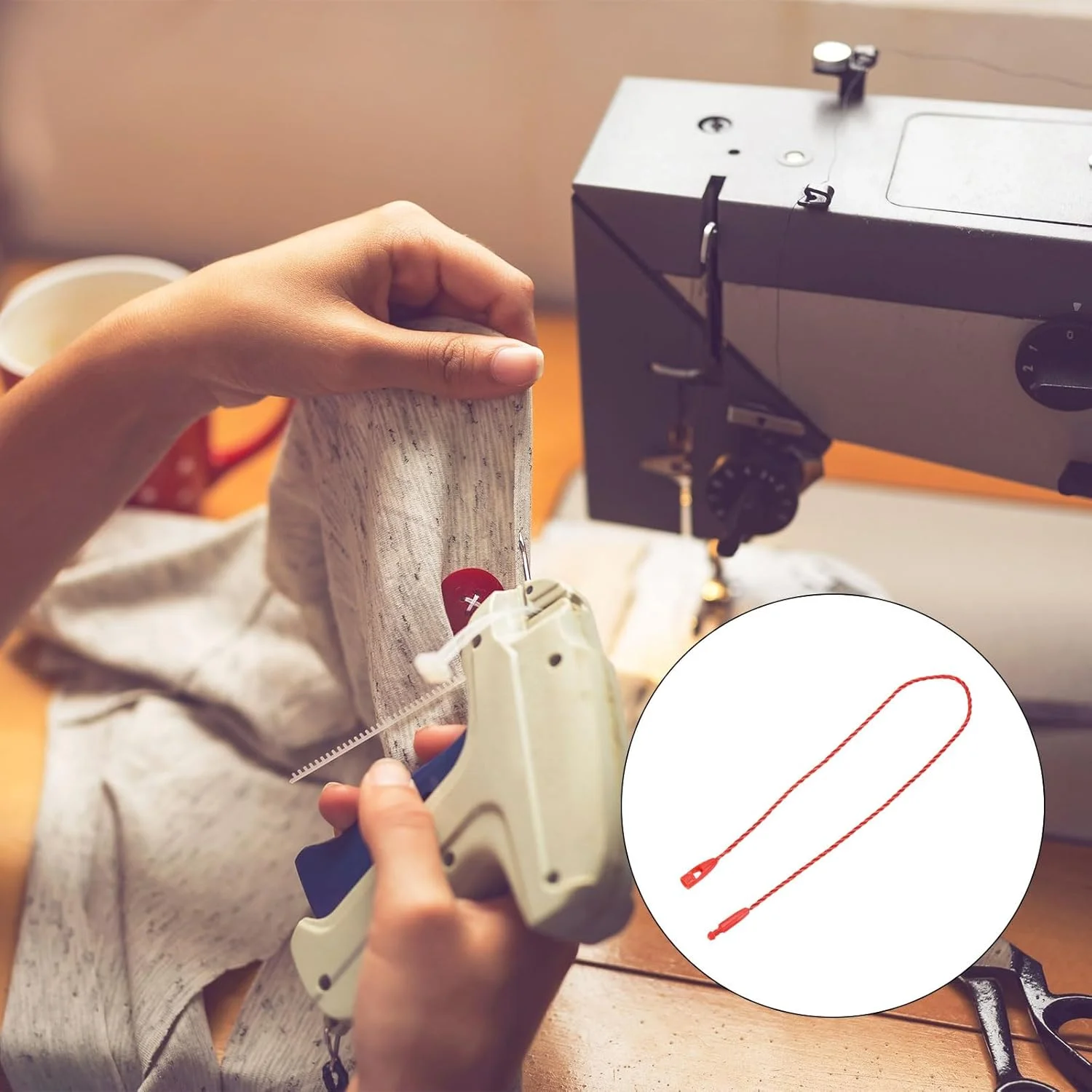 نخ آویز برچسب نخی سورسینگ مپ، بست قفل دار، حلقه ای، برچسب قیمت، بست پلاستیکی، بند قرمز 4.7 اینچی، بسته 100 عددی نخ آویز برچسب نخی سورسینگ مپ، بست قفل دار، حلقه ای، برچسب قیمت، بست پلاستیکی، بند قرمز 4.7 اینچی، بسته 100 عددی