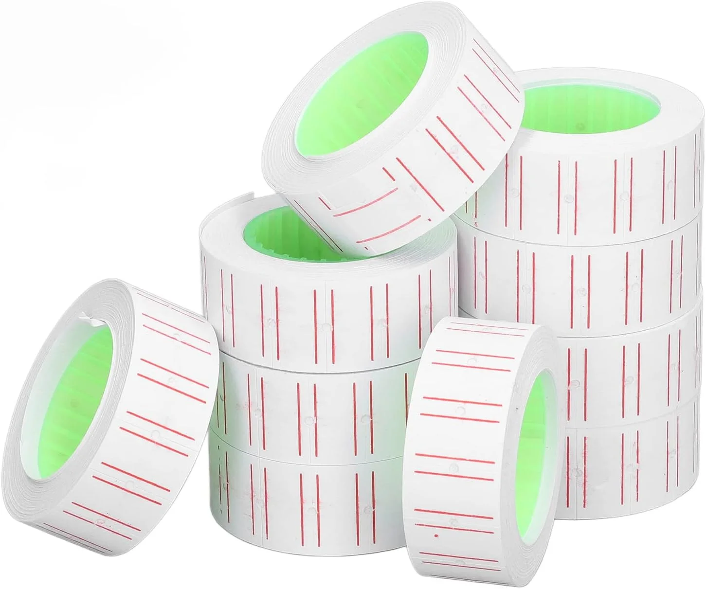 برچسب قیمت NDNCZDHC، 30 رول 15000 عددی، برچسب قیمت تفنگی، برچسب رولی، برچسب دستگاه قیمت، کاغذ برچسب قیمت برای دستگاه های برچسب قیمت، 21x12 میلی متر