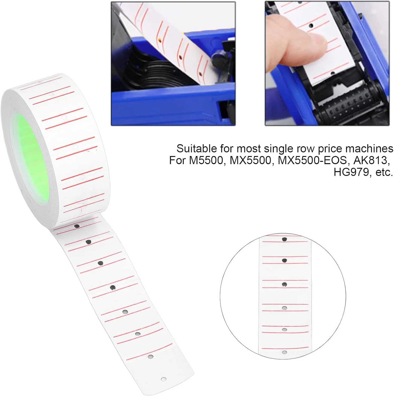 30 رول برچسب قیمت سفید Tnfeeon، 15000 عدد، چاپ واضح، چسبندگی خوب، جوهر خشک شونده سریع، برچسب های قیمت مناسب برای MX5500 و اکثر دستگاه های تک ردیفه (21x12 میلی متر) 30 رول برچسب قیمت سفید Tnfeeon، 15000 عدد، چاپ واضح، چسبندگی خوب، جوهر خشک شونده سریع، برچسب های قیمت مناسب برای MX5500 و اکثر دستگاه های تک ردیفه (21x12 میلی متر)