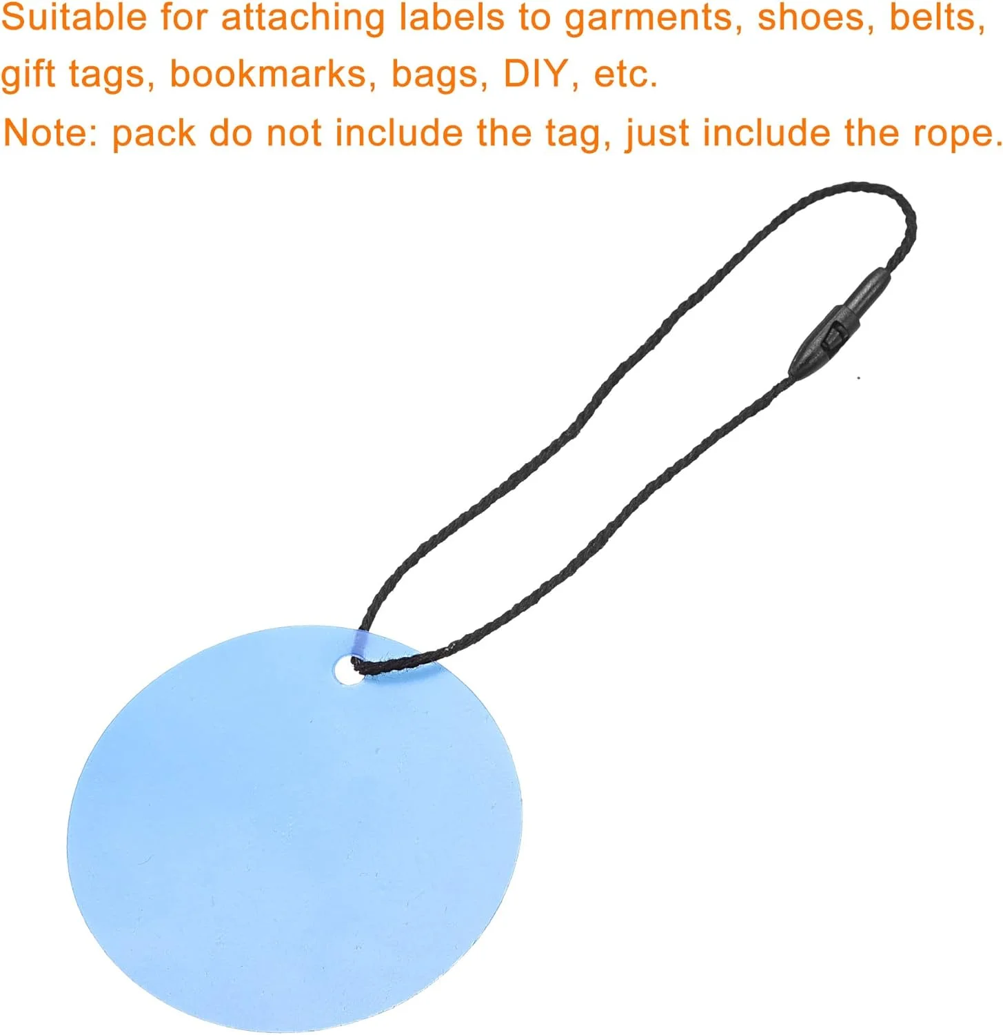 بسته 100 عددی نخ آویز برچسب پنبه ای MECCANIXITY، بست قفل دار، حلقه اتصال برچسب قیمت، بست پلاستیکی، مشکی، 7.8 اینچ بسته 100 عددی نخ آویز برچسب پنبه ای MECCANIXITY، بست قفل دار، حلقه اتصال برچسب قیمت، بست پلاستیکی، مشکی، 7.8 اینچ