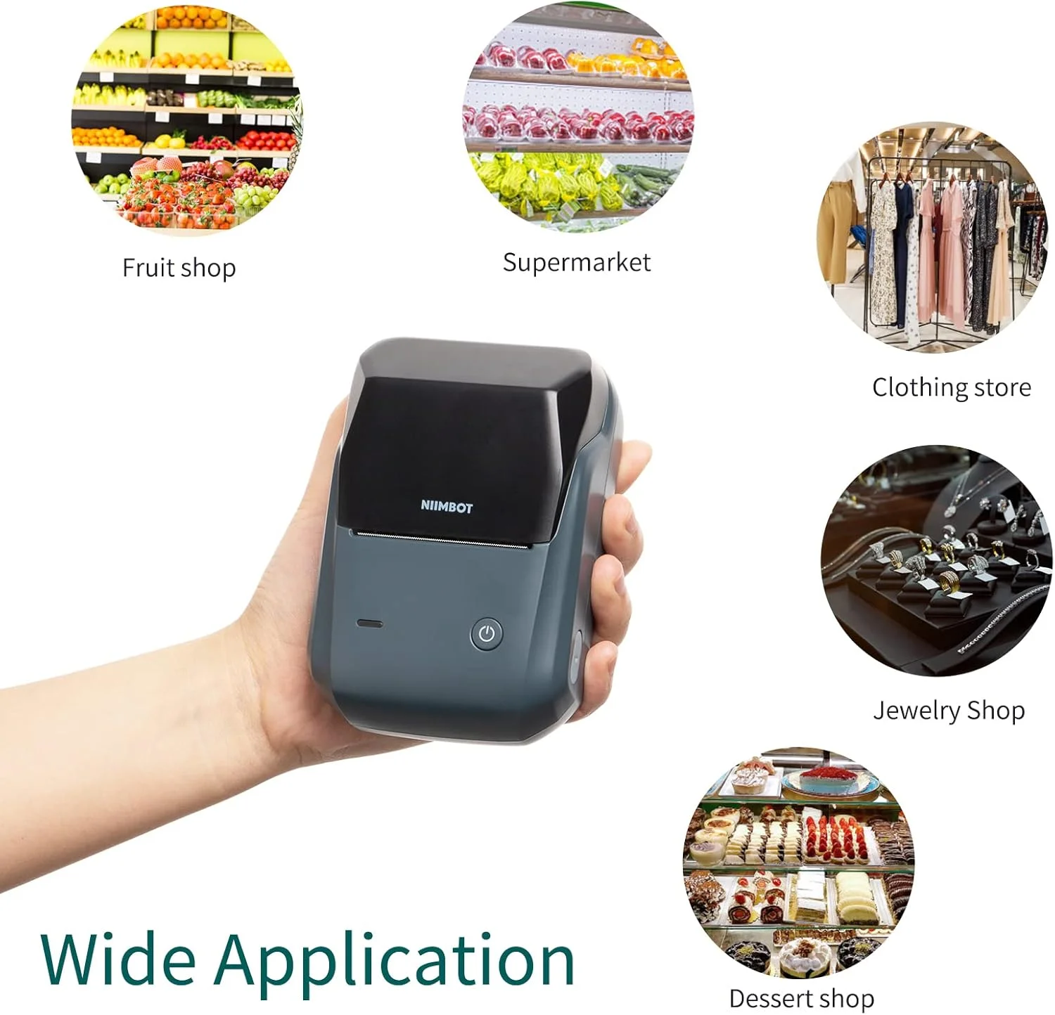 دستگاه لیبل زن ایرومی مدل B1، پرینتر حرارتی لیبل جیبی کوچک، اتصال بلوتوث همه کاره، برچسب قیمت، تاریخ، دفترچه یادداشت، استیکر برچسب زنی، همراه با رول لیبل 50 * 30 میلی متر، سازگار با iOS و Android دستگاه لیبل زن ایرومی مدل B1، پرینتر حرارتی لیبل جیبی کوچک، اتصال بلوتوث همه کاره، برچسب قیمت، تاریخ، دفترچه یادداشت، استیکر برچسب زنی، همراه با رول لیبل 50 * 30 میلی متر، سازگار با iOS و Android