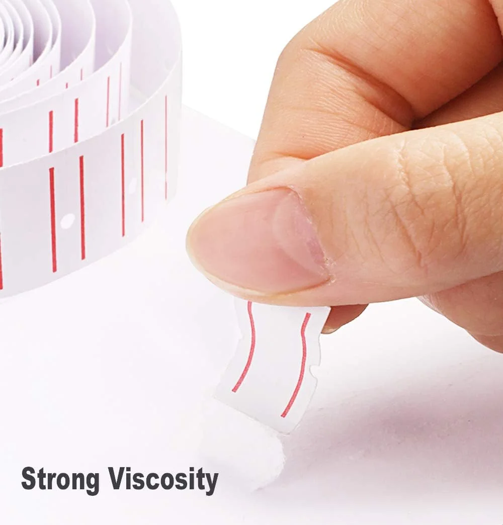 برچسب های کاغذی تفنگ قیمت زن هاتیسان برای دستگاه قیمت زن Mx-5500، برچسب های فوق العاده چسبنده، برچسب برای دستگاه های قیمت زن (30 رول) برچسب های کاغذی تفنگ قیمت زن هاتیسان برای دستگاه قیمت زن Mx-5500، برچسب های فوق العاده چسبنده، برچسب برای دستگاه های قیمت زن (30 رول)