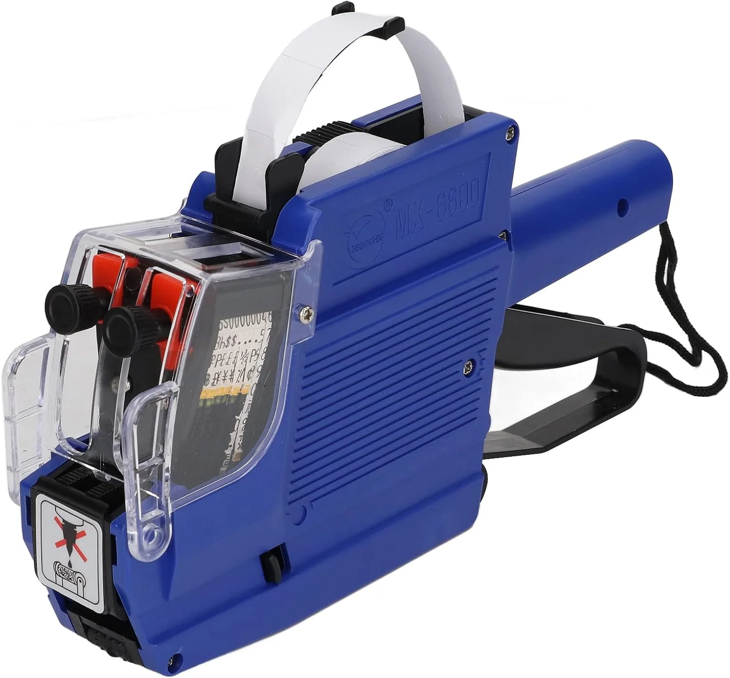 دستگاه قیمت زن 10 رقمی NDNCZDHC مدل MX-6600، دستگاه برچسب قیمت، دستگاه برچسب زن قیمت، دستگاه علامت گذاری برچسب قیمت (آبی)