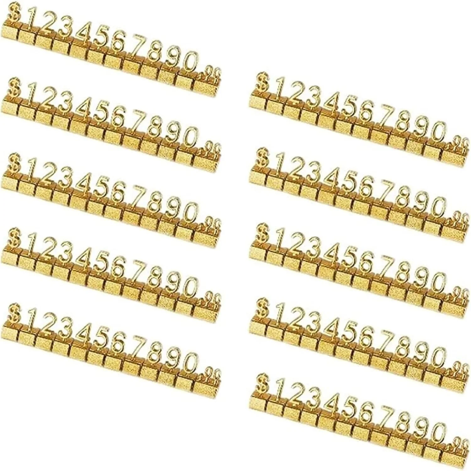 THE WHITE SHOP مجموعه 10 عددی مکعب نمایش قیمت، مکعب برچسب قیمت حروف عددی، بلوک های قابل تنظیم، پایه نمایشگر کوچک، کیت پیشخوان برای جواهرات، فروشگاه های خرده فروشی، دستگاه های فروش خودکار، علائم فروشگاه