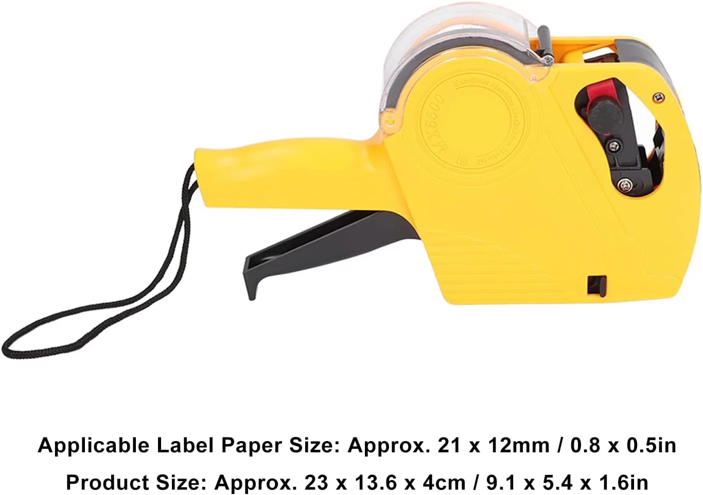 دستگاه برچسب زنی دستی، دستگاه برچسب قیمت 8 رقمی دستی، برچسب قیمت با کارتریج، علامت گذاری قیمت قابل حمل، برچسب های قیمت (زرد)